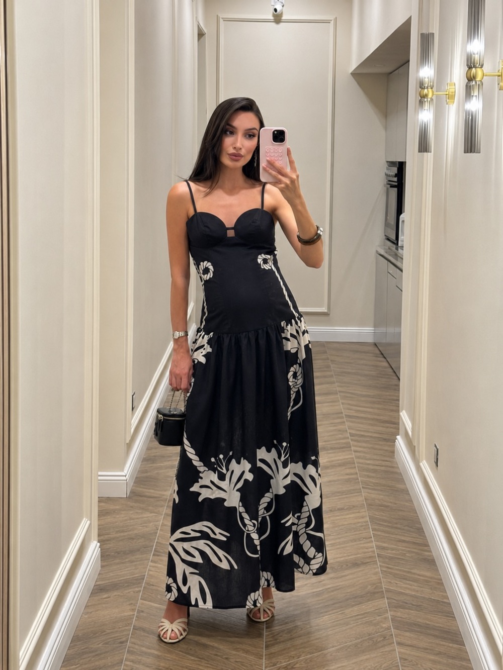 Commense Printed Cami Maxi Dress